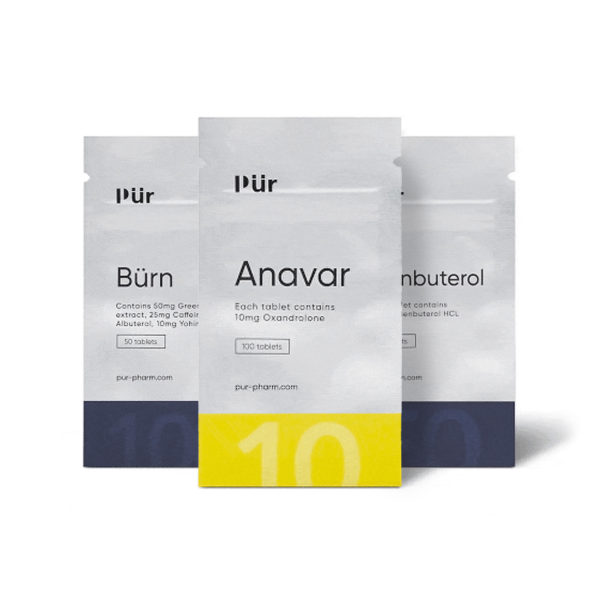 Pur Pharma Anabolic Steroids Oral Stack Shredding Burn Anavar Clenbuterol